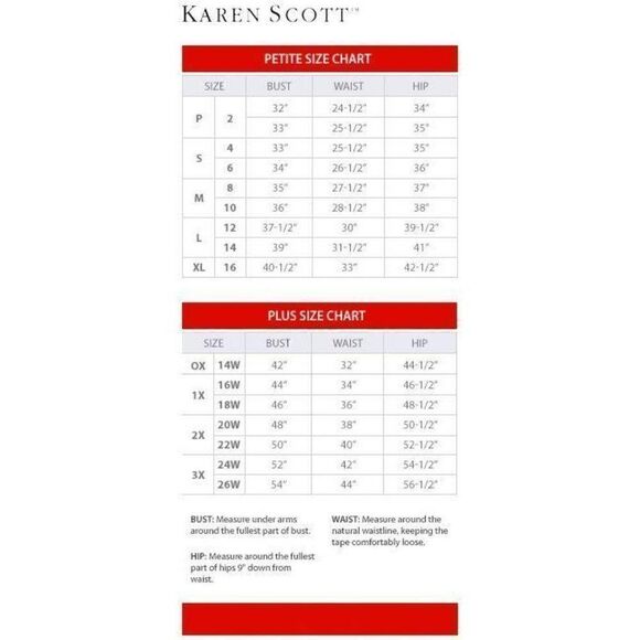 ‎Karen Scott Plus-Size Blue/White Zip-Front Jacket - Picture 4 of 5